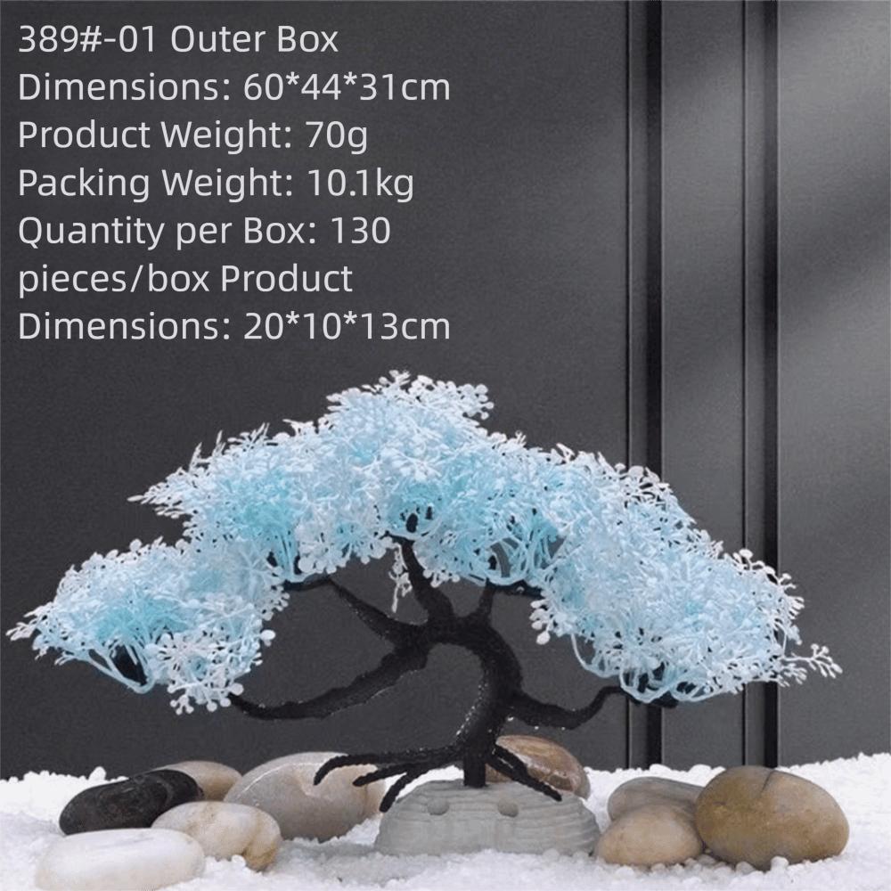 

Creative Aquarium Fish Tank Decoration Beautiful Fish Tank Decor Pet Fish Habitat 389-01 White