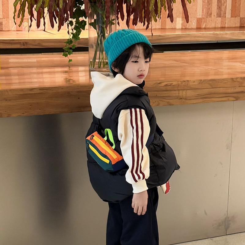 Fashionable Trendy Boys' and Girls' Shoulder Bag for Children, Kids' Cross-body Bag, Sports-style Children's Waist Bags