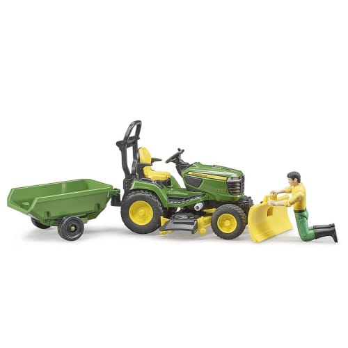 Bruder John Deere Lawn Mower (with figure) BR62104
