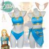 Legend Of Zelda Kingdom Tears Link's Cosplay Swimsuit Bikini For Halloween And Games