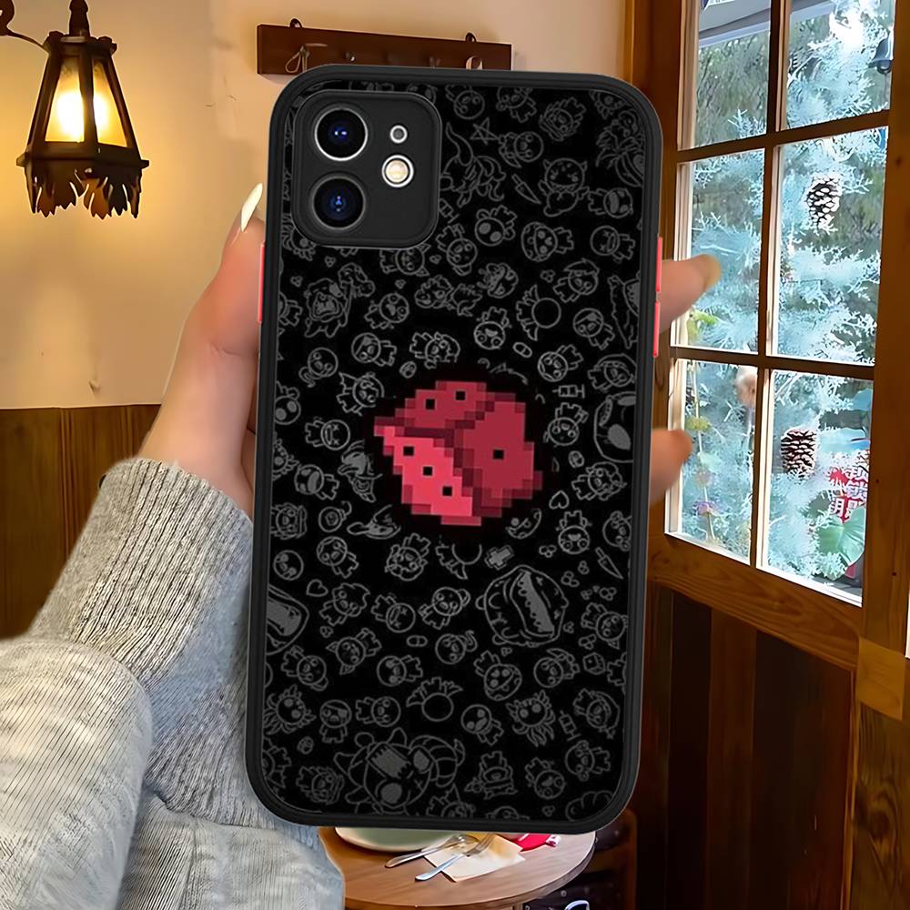 Classic Game The Binding Of Isaac Phone Case For IPhone 11 12 13 14 15 16 Pro Plus X XS MAX Matte Bumper Shockproof Cover