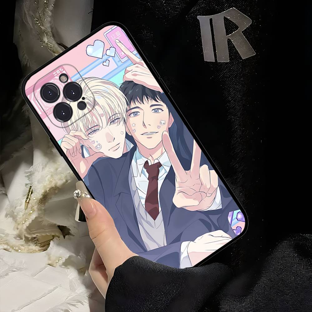 Backlight Bl Anime Phone Case For Iphone 16 15 17 13 14 12 11 Pro Max Plus Black Shell Cover Case