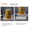 350/800ml Glass Food Storage Jar with Lid Sugar Tea Sealed Container Stackable High Temperature Resistant Airtight Kitchen Coffee