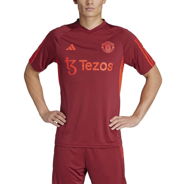 adidas Manchester United Soccer Jerseys Men's Dark Red Moderate IA7245