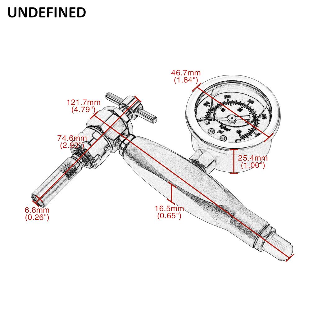 600PSI Suspension Shock Nitrogen Needle Fill Tool Kit ATV UTV For KTM Suzuki Yamaha Polaris RZR CanAm Arctic Cat Snowmobile