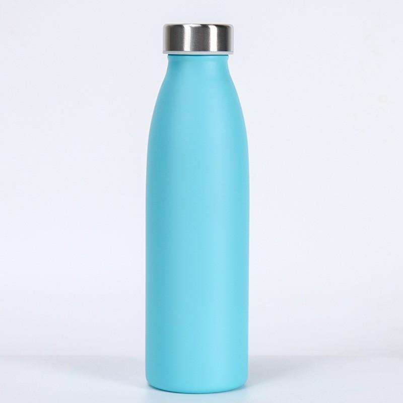 Stainless Steel Vacuum Insulated Travel Mug 500ml 750ml Women Men Outdoor Office Portable Simple Design