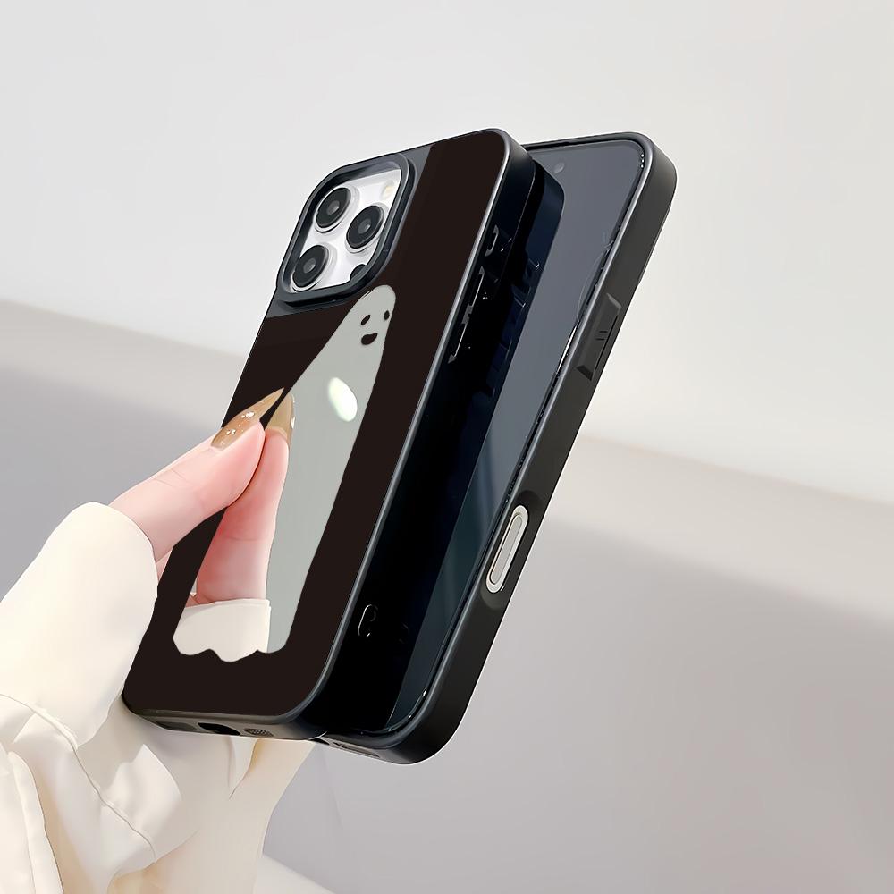 Mirror Phone Case for iPhone 15 11 13 14 for 15 16 Pro Max 12 13 16 Pro Cloud Flower and Animal Cute Style Phone Case
