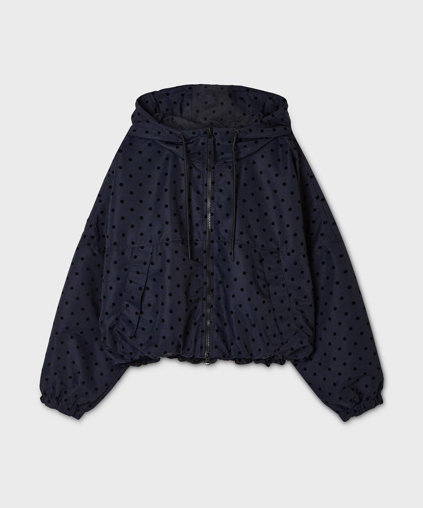 Who.A.U Hooded Crop Windbreaker / Whjjg4822F