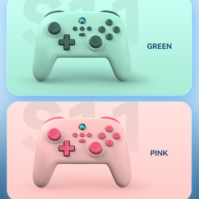 Wireless Bluetooth-compatible Gamepad for NS SwitchPro Game Controller Adjustable Vibration Wake Up For SwitchPro PC