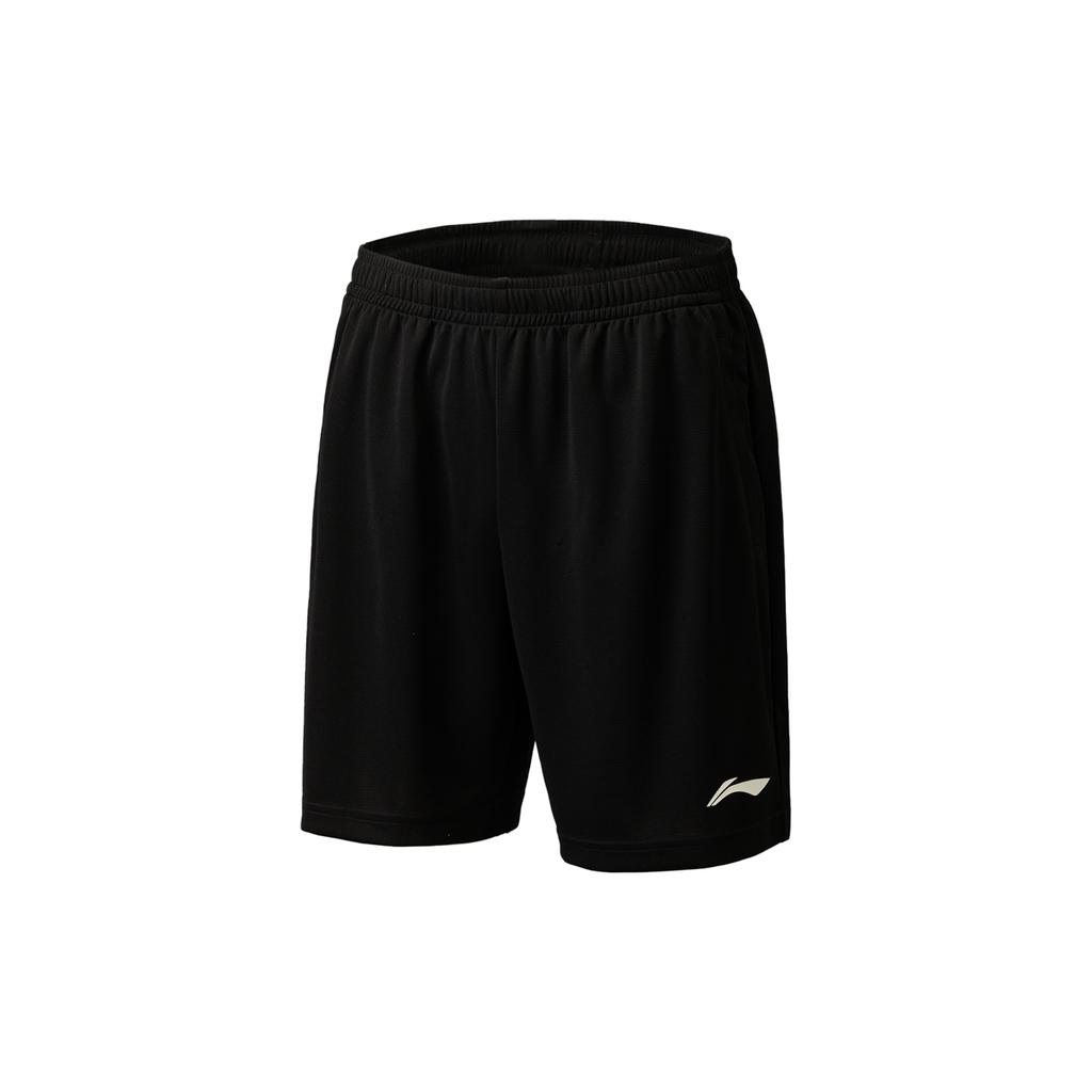 Li Ning Badminton Series Color Block Elastic Drawstring Sports Badminton Competition Casual Sports Suit Unisex Sportswear Deep-Navy Black AATU025-4