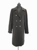 /Double-Breasted Wool Long Coat/4/M/Brown/No Vent/Logo Buttons