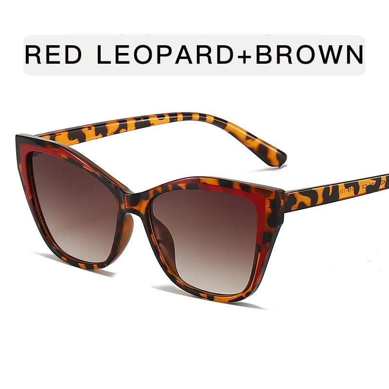 European American Sunglasses Women Vintage Stylish Cat Eye Shape Outdoor Sun Glasses Travelling Driving Sunglass Women