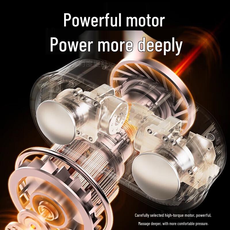 Hezheng Dual-Head Percussion Waist and Abdomen Massager