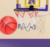 Foldable Wall-Mounted Indoor Basketball Hoop for Kids - Dunkable, Punch-Free Design