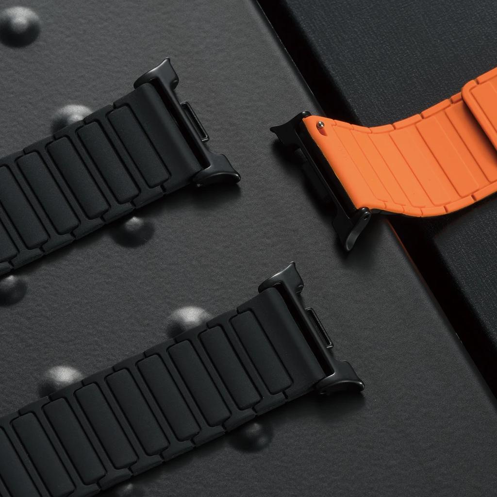 Magnetiskt loop-armband utan mellanrum för Samsung Galaxy Watch 8/8Classic Ultra 2 Silikonarmband för Samsung Galaxy Ultra 47mm Klockarmband