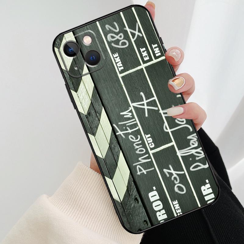 Film Movie Maker Clapperboard Take Phone Case For iPhone 17 Pro Max 16 15 14 11 12 13 Pro Max Mini 15 16 Plus 16e 17 Air Cover