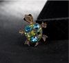 Women Girls Refined Creative Brooches Cute Unique Turtles Breastpin Birthday Xmas Gift