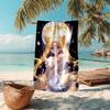 Beach Towel with Sailor Moon1 Pattern - soft,absorbent,machine washable Lightweight&Modern,swimming,Travel Essentials