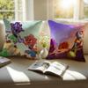 Inspiring Game PPeak Cushion Cover Pillowcase Antidustmite Invisible Zipper Short Plush Sofa Cushion
