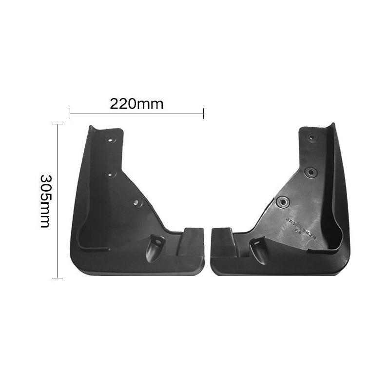1Set 4 Pcs Car Accessories Mudguards Car Parts Car Splash Guards Mud Flaps Fender For Mitsubishi