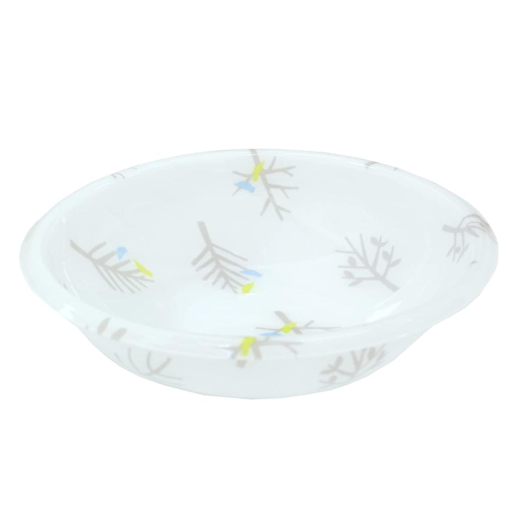 OKA Washbowl Tree Bird (White) Diameter 31cm Regina Acrylic