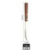 Rosewood Handle 304 Stainless Steel Cutlery Set: Knife, Fork, Spoon, Tea Spoon, and Steak Knife.