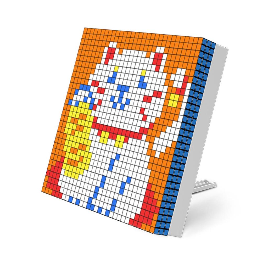 GAN Mosaic cube grey, 3D puzzle, mosaic art, cube art