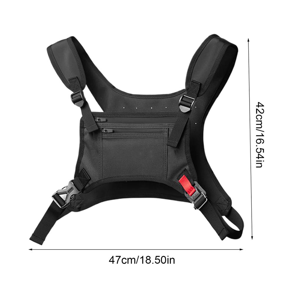 

Спортивная нагрудная сумка для мужчин TacticalVest унисекс нагрудная сумка для бега сумка для жилета портативная передняя нагрудная сумка водонепроницаемый спортивный рюкзак