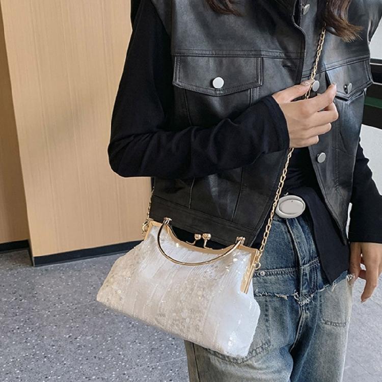 Sparkling Sequins Clutch Purses Fashion Handbag Wedding Party Shoulder Bag