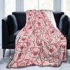 Cartoon Pink Pig Blanket Plush Lightweight Soft Flannel Throw Blankets Bed Sofa Couch Living Room Cozy Fluffy Plush Blanket