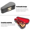 1 set Miniature Solid Basswood Guitar Model Instruments Kids Educational Toy Simulation Musical Plaything Figurines Home