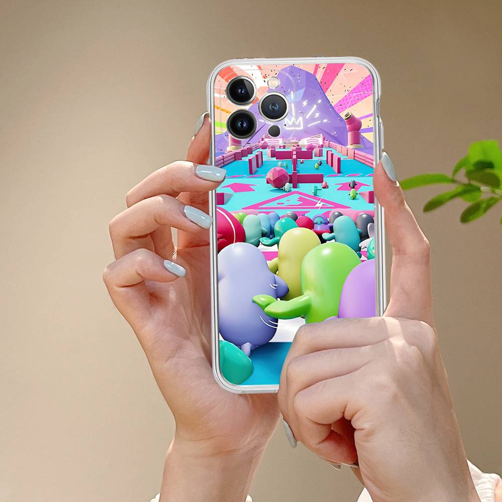 F-Fall G-Guys Party Game Phone Case For IPhone 17 16 15 14 13 12 11 Pro Max Plus Soft Cover Personalized DIY