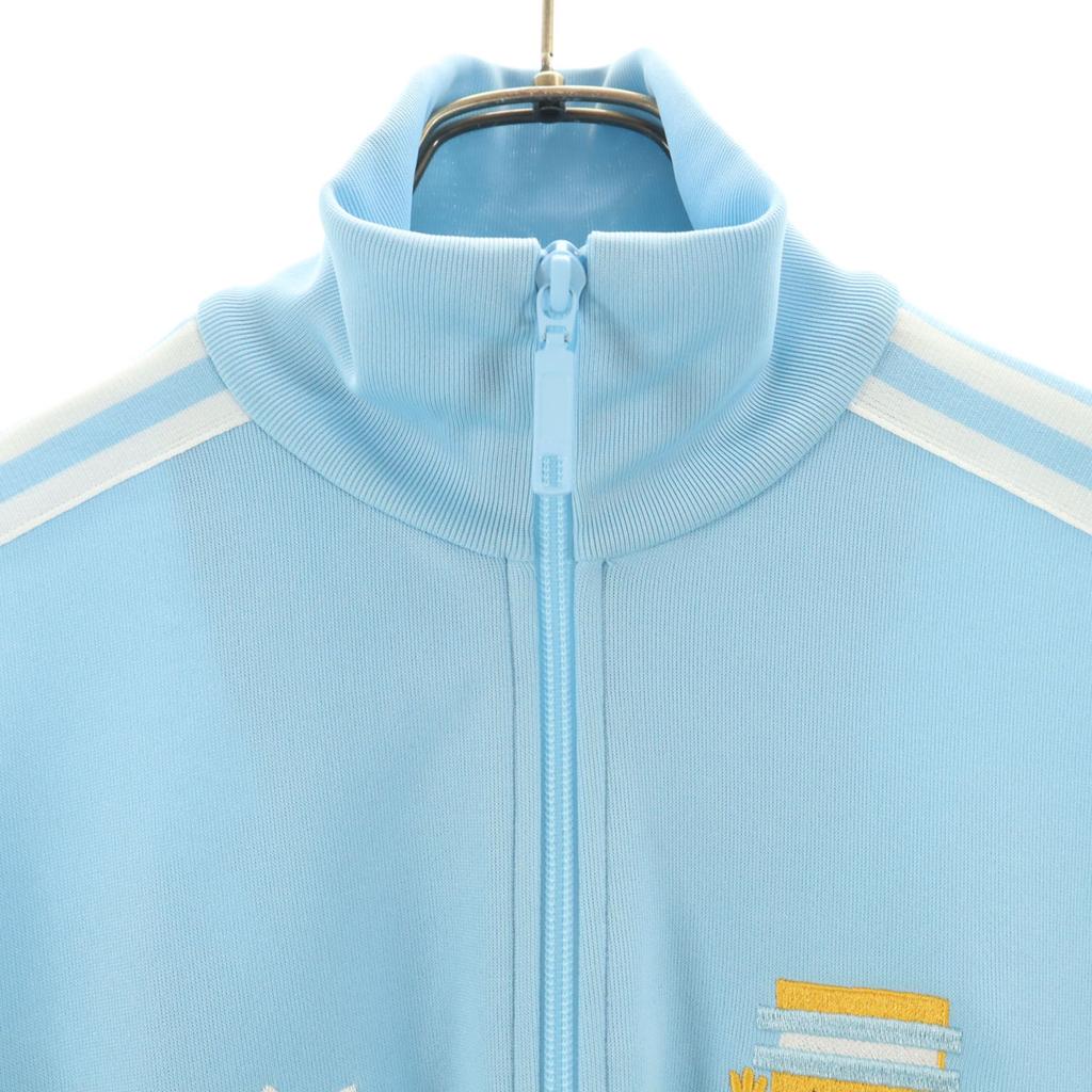 adidas FIFA Trefoil logo jersey jacket M Blue 3 Lines Men's Used