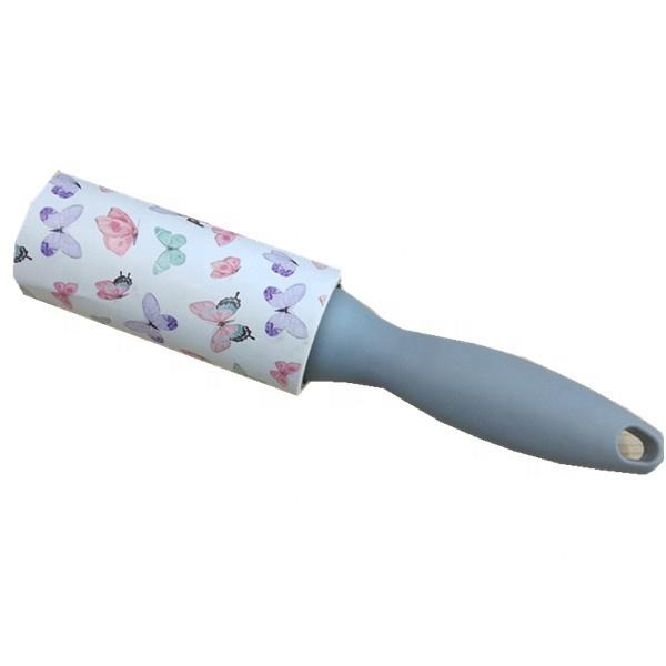 Best Selling Custom Paper Lint Roller Portable Sticky Hair Remover for Pets for Pet Hair Roller Lint серый