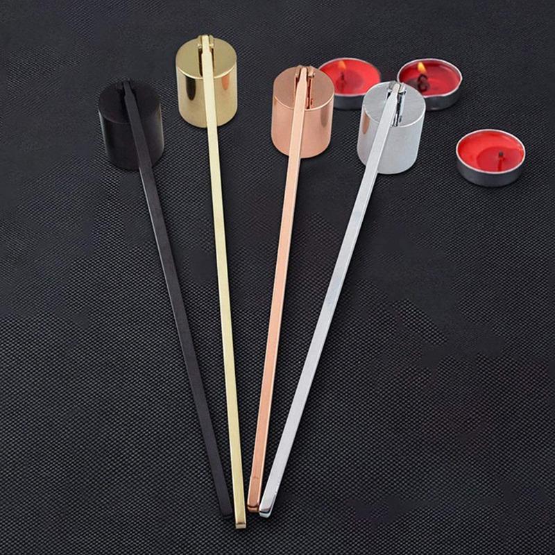 High-quality Stainless Steel Candle Extinguisher Candle Wick Cover Anti-smoke And Smell Candle Making Kit Accessories DIY Gifts