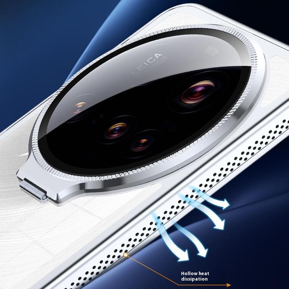 Pro Xiaomi 15 Ultra Pouzdro Odvod Tepla TPU+PC Průhledný Kryt Zadní Strany Telefonu s Ochranným Sklem Objektivu