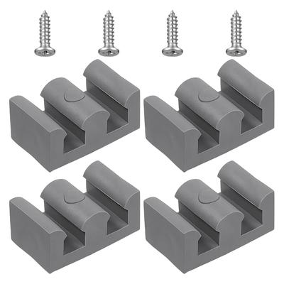 8 Pezzi Gancio Morbido in Silicone per Supporti da Parete per Bagno Installazione Facile Include Viti