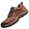 Men's Sneakers Leather Men Casual Shoes Moccasins Breathable Retro Men Sports Walking Shoe Outdoors Hiking Sneakers