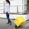 GT-60BH6 Folding Carry Cart, Lightweight, Step-Resistant, 6-Wheel Type