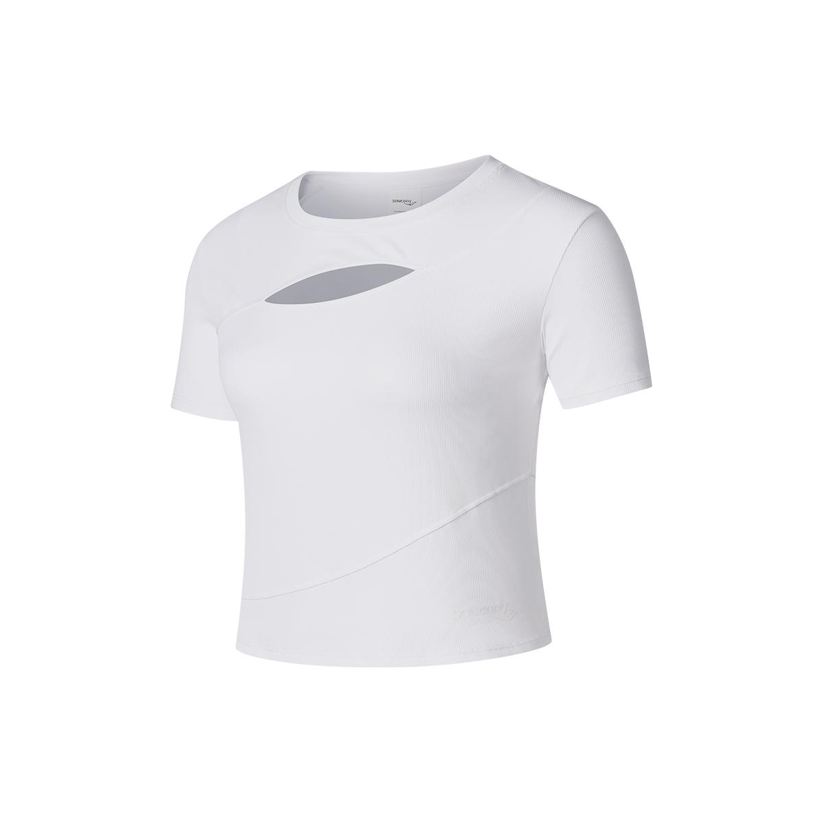 

Saucony Simple Comfortable Pullover T-Shirt Women tops Pearl-White SA1259ST08L-WT002 S