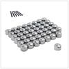 Motorcycle 48 Piece Chrome Caps Cover Kit for 1984-2003 Harley Sportster Engine & Misc Bolt Set