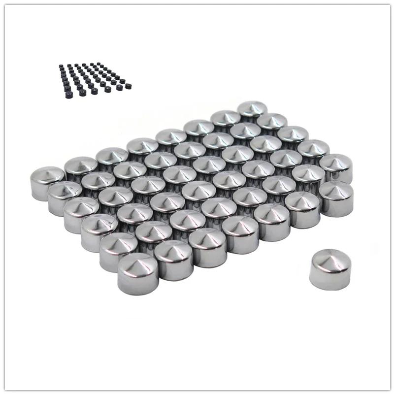 Motorcycle 48 Piece Chrome Caps Cover Kit for 1984-2003 Harley Sportster Engine & Misc Bolt Set