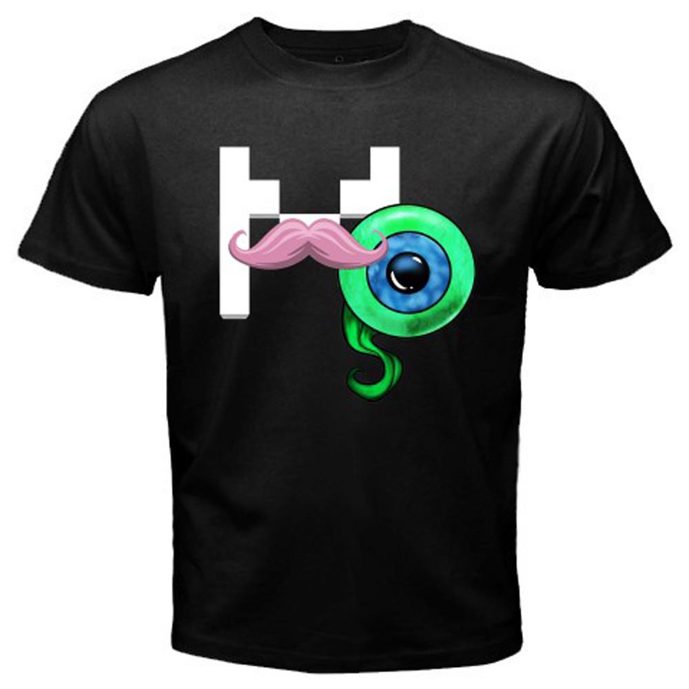 Jacksepticeye Markiplier Funny Duo Logo Mens Black T-shirt Size XXL