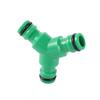10 Pcs 16mm Garden Irrigation Quick Connector Y Type 3 Way Garden Hose Connector Garden Hose Splitter Fast Repair Coupling