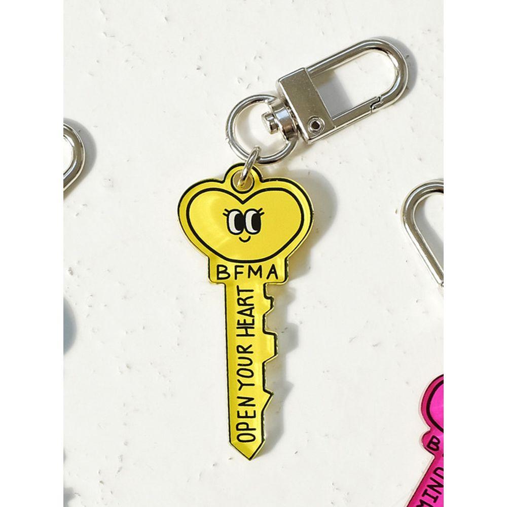 BALLOON FRIENDS MESSY ADVENTURE BFMA Open Heart Key Acrylic Keyring