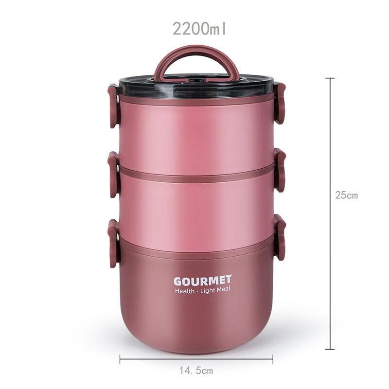 Qianxing 304 Stainless Steel Layered Lunch Box