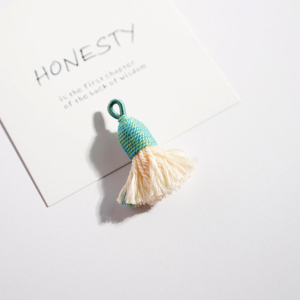 Handwoven Colorful Tassel Keychain & Phone Charm - DIY Jewelry Accessory