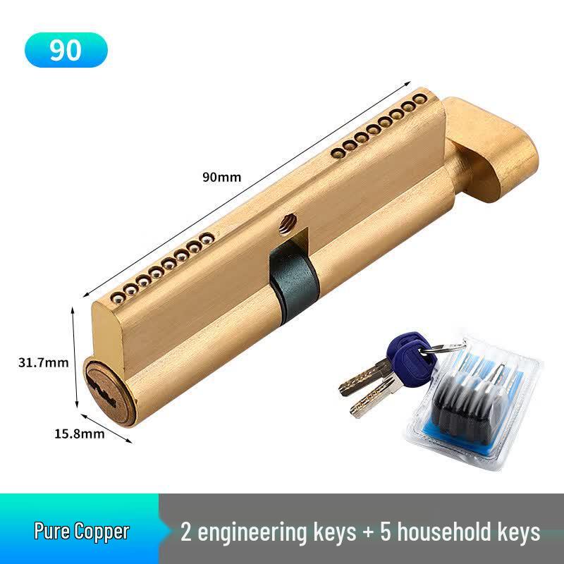 Flat Ring Universal Door Lock Cylinder