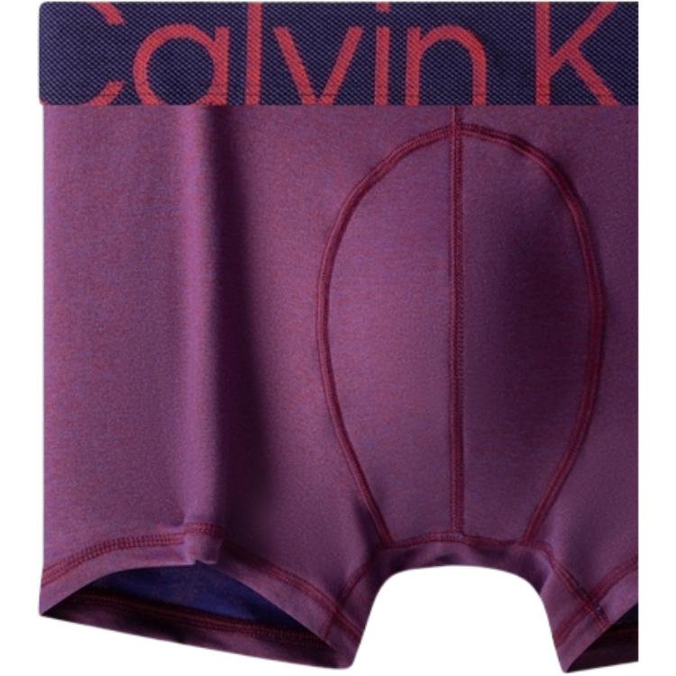 Calvin Klein Eye-Catching Jacquard Waistband Boxer Briefs Men Underwear Purple NB3671FSC