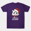 Cat Loves Merry Christmas TShirt 100 Cotton ONeck Summer Short Sleeve Casual Unisexs Tshirt Size S3XL